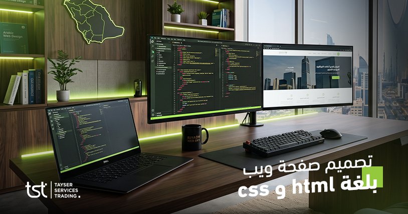 من الفكرة إلى الواجهة: تصميم صفحة ويب بلغة HTML وCSS باحترافية