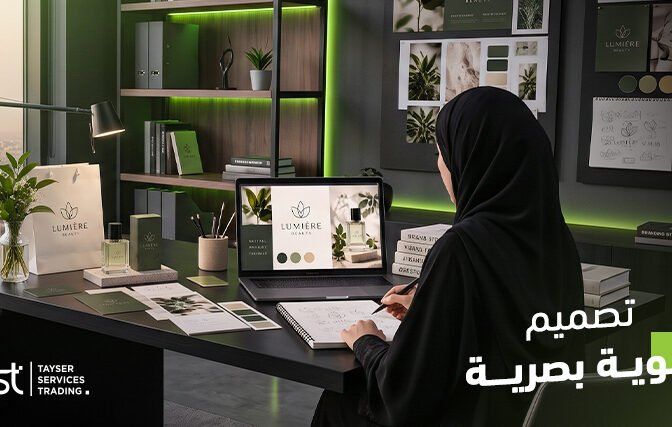 تصميم هوية بصرية متكاملة تعكس قوة علامتك التجارية