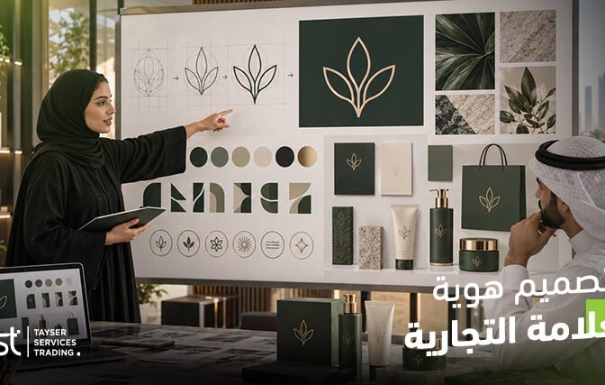 تصميم هوية العلامة التجارية لبناء علامة مميزة واحترافية
