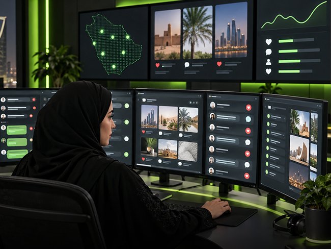 إدارة حسابات التواصل الاجتماعي
